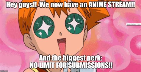 super excited misty anime sparkle eyes memes and s imgflip