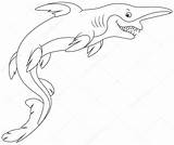 Shark Goblin Coloring Pages Template sketch template