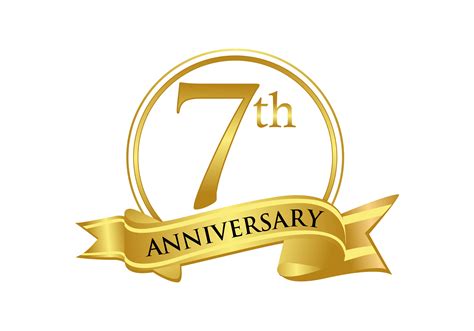 anniversary celebration logo vector illustration par deemka studio