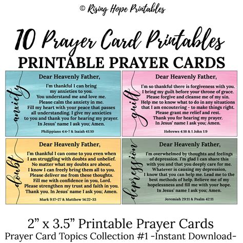 scripture prayer cards