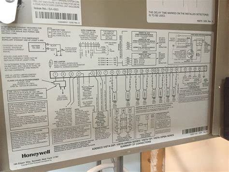 honeywell vista p wiring diagram