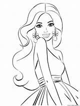 Barbie Coloring Pages Root sketch template