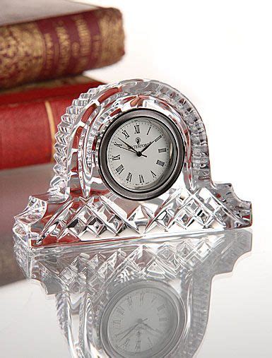 waterford small mantel clock crystal classics small mantel clocks