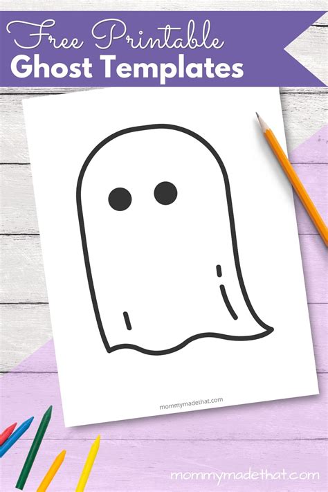 printable ghost template lots  grab