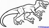 Velociraptor Dinosaurs Dino Dragoart Popular sketch template