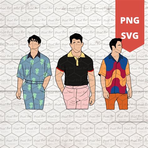 jonas brothers svg png etsy