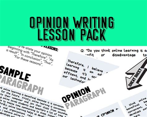 applying formulas  opinion paragraph writing opinion paragraph