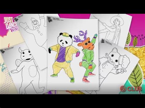 dance  coloring pictures youtube