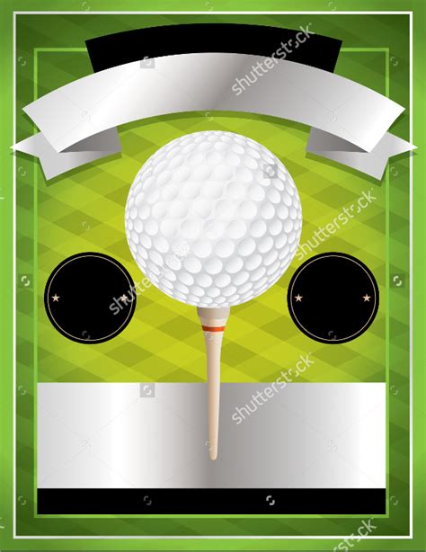 golf tournament flyer template    vector eps psd