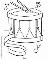 Tambor Objects Instrumento Instrumentos Drum Musicais Crianças Colouring Printable Natal Bombo Coloração Folhas Adulta Brinquedos Música Tudodesenhos Prek Cores Livro sketch template