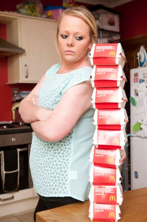 jodie edkins mother who soared to 20st gorging on mcdonald s kicks her