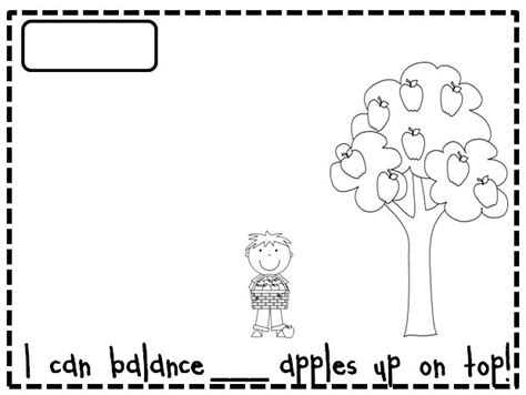kindergarten  heart ten apples   top  freebie