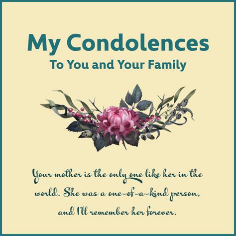 condolences     family messages