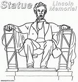 Lincoln Memorial Drawing Getdrawings Coloring sketch template