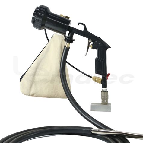 lematec air vacuum spot sand blaster gun  siphon feed tool kit
