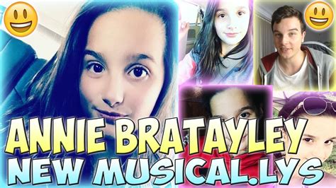 annie bratayley new musical ly compilation 2016 reaction youtube