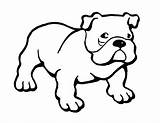 Bulldog Outline Puppy Dots Frenchie Bulldogs Clipartmag Library sketch template