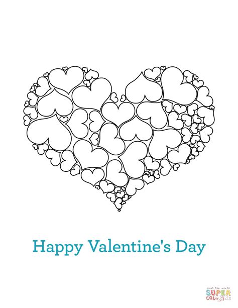 coloring pages  valentines day cards coloring pages kids