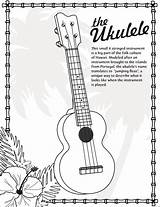 Ukulele Coloring Music Hawaii Ukelele Hawaiian Pages Instrument Tips Stringed Color Activities Poster Mini Colouring Sheets Teacherspayteachers Board Cultural Choose sketch template