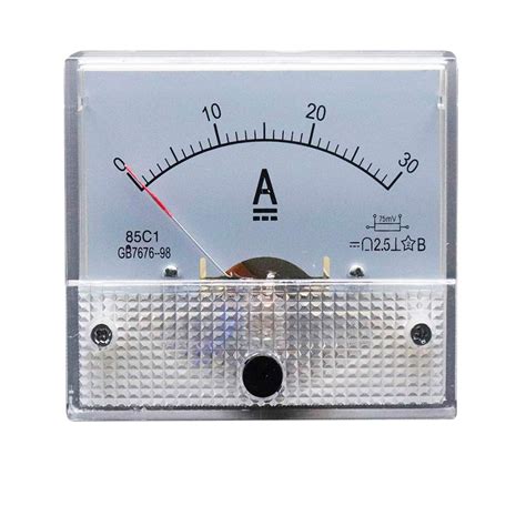 amperemeter dc einbauinstrument messinstrument einbau analog panel
