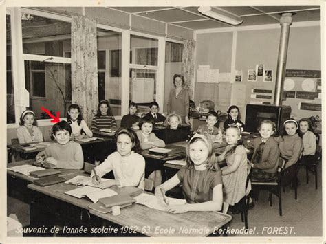 photo de classe eme primaire de  berkendael copains davant