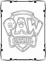 Paw Patrol Coloring Pages Badges Logo Printable Badge Disney Printables Template Clipart Pdf Chase Sheet Pups Color Getcolorings Getdrawings Princess sketch template