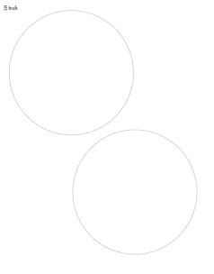 printable circle templates large  small circle stencils