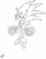 Nazo Hedgehog sketch template