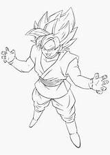 Goku Lineart Saodvd Ssj sketch template