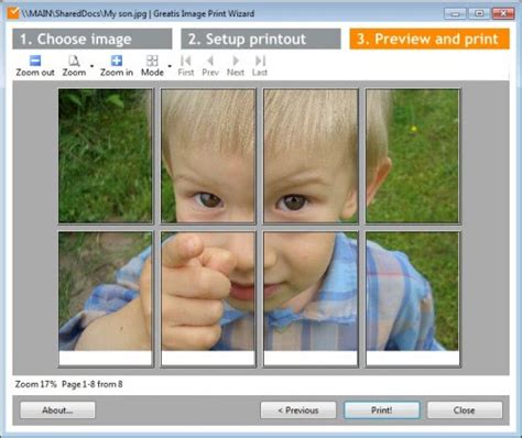 print images  multiple pages  image print wizard ghacks tech news