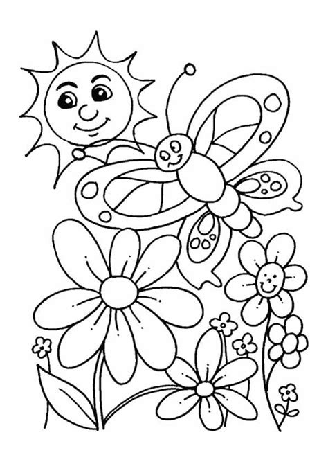 spring coloring pages  older students  getdrawings