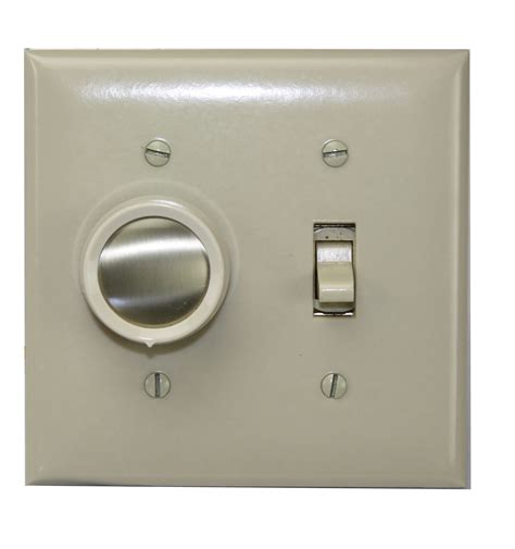lutron fd    iv ivory  commercial fluorescent   toggle rotary dimmer switch