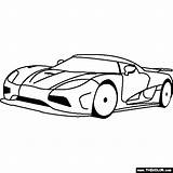 Koenigsegg Agera Coloring Drawing Cars Car Pages Thecolor Template Online Sketch sketch template