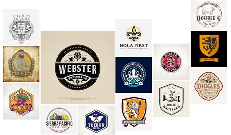 emblem logos  hit  mark designs