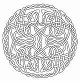 Coloring Celtic Pages Mandala Knot Printable Adults Circle Adult Book Color Mandalas Flower Detailed Knots Print Dragon Cross Animal Pattern sketch template
