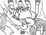 Totoro Neighbor Coloringhome 2456 Colorine Codes Insertion sketch template