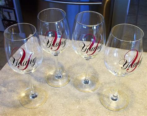 Cher S Signs By Design Personalized Wine Glasses