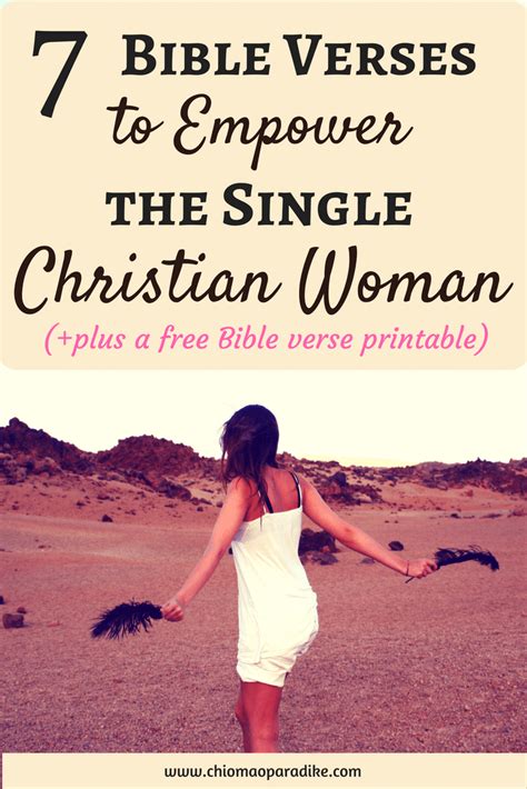 7 Verses For The Strong And Confident Single Christian Woman Being Woman