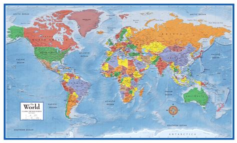 world map posters   vivid maps