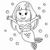 Sereia Mermaid Coloring Zeemeermin Topkleurplaat Artigos Gostar Anagiovanna sketch template