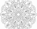 Mandala Coloring Pages Printable Flower Print Watermark Pdf Mandalas Nice Choose Board Books  Will sketch template