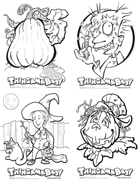masami lauman  coloring pages  halloween