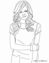 Emma Watson Coloring Pages Weasley Ron Hellokids Beautiful Color Hermione Template Girls Girl People Sketch Printable Characters Print Famous sketch template