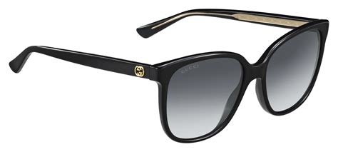 gucci 3819 oversized square sunglasses in black lyst