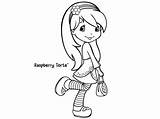 Coloring Pages Torte Raspberry Getdrawings sketch template