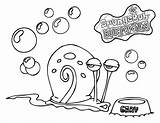 Gary Coloring Pages Snail Bubbles Drawing Spongebob Outline Bubble Soap Color Printable Getcolorings Getdrawings Paintingvalley Template sketch template