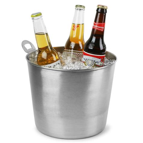 stainless steel beer bucket  integral opener beer cooler beer