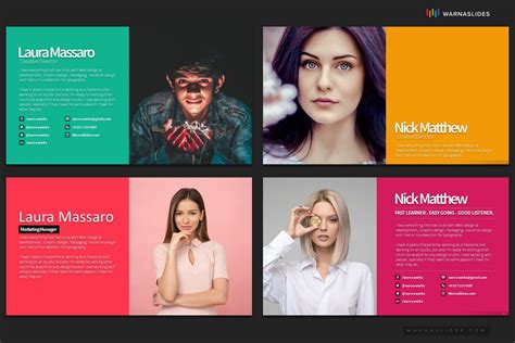 About Me Powerpoint Template Pslides