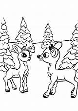 Rudolph Colorir Rentier Ausmalbilder Reindeer Rudolf Ausmalbild Renas Cometa Rodolfo Hellokids Clarice Comet Tulamama Imprimir sketch template