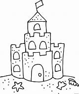 Sand Castle Coloring Pages Choose Board Crafts sketch template